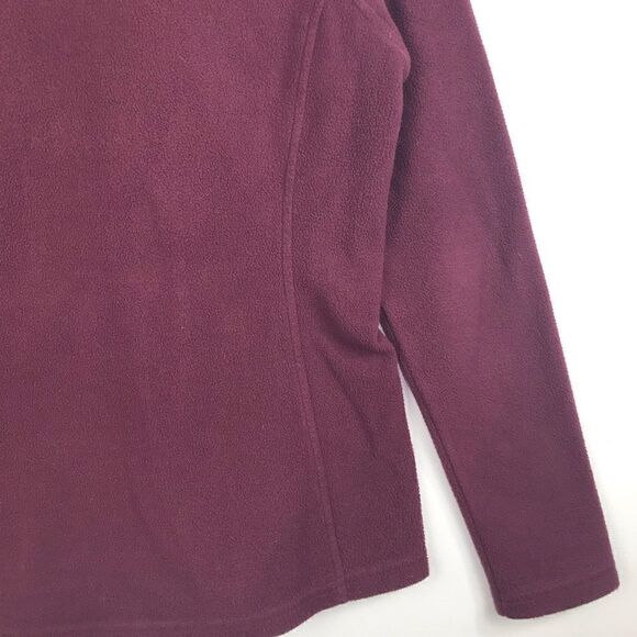 The North Face Burgundy 1/4 Zip Micro Fleece Popover - Picture 5 of 16